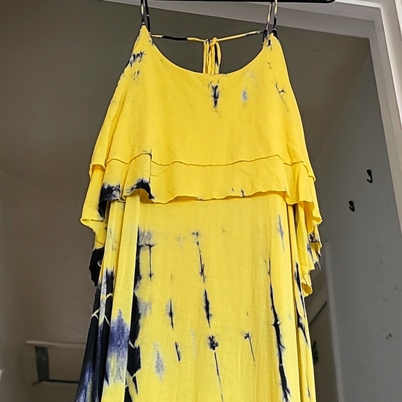 Tie Die Maxi (Yellow/Blue) - Picture 1 of 5